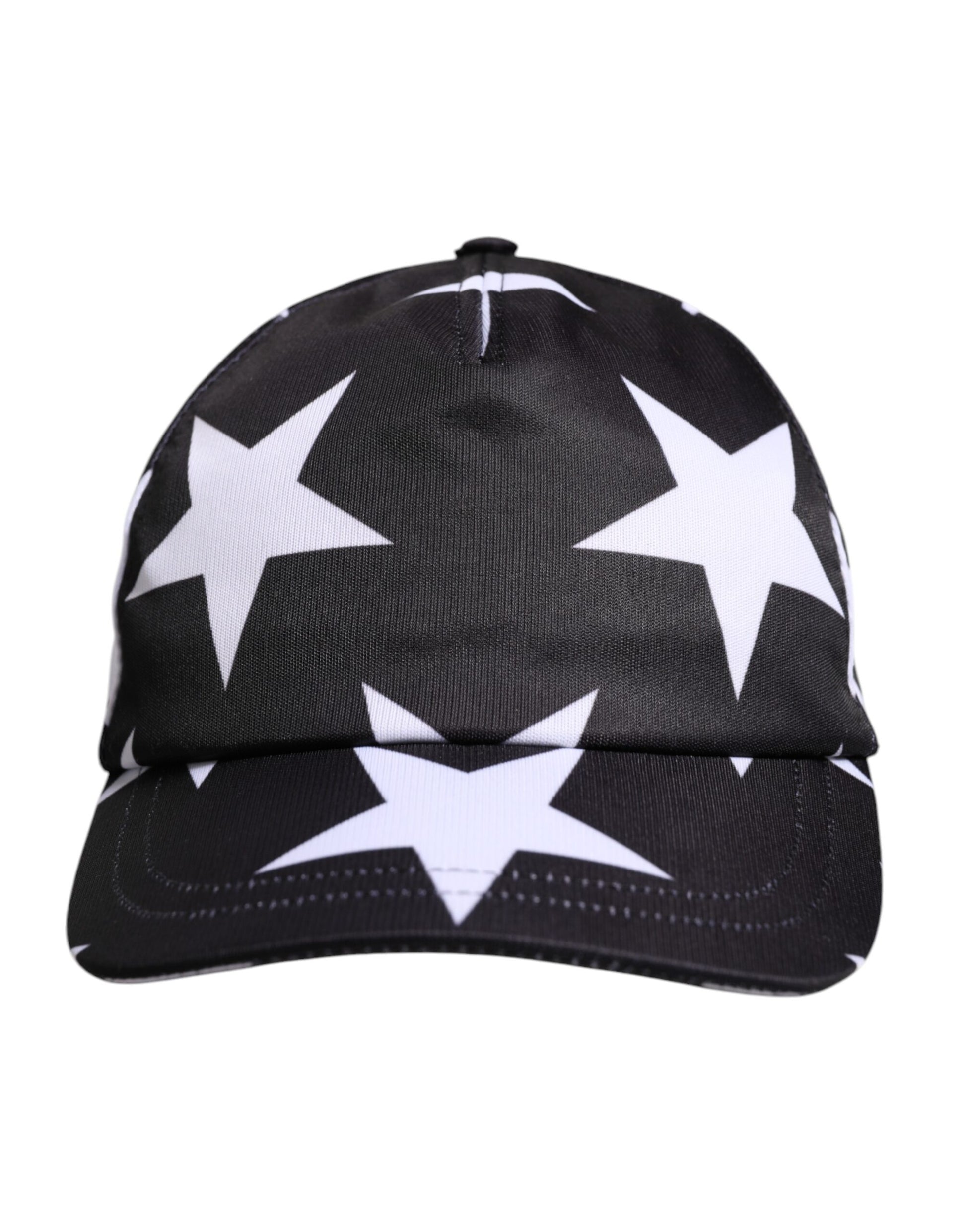 Black Star Print Polyester Baseball Cap