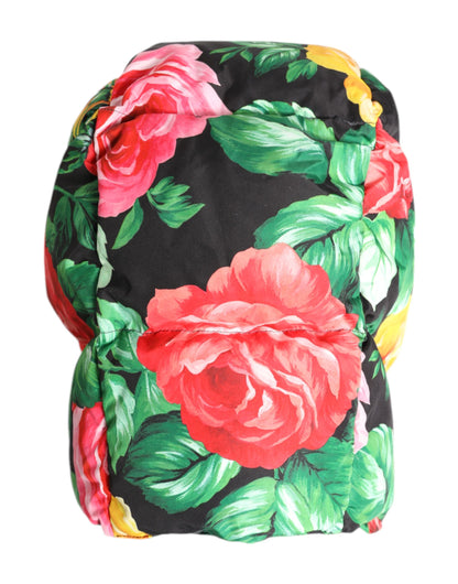 Multicolor Floral Print Whole Head Wrap Hat