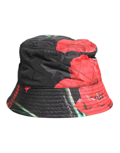 Multicolor DG Plaque Wide Brim Bucket Hat