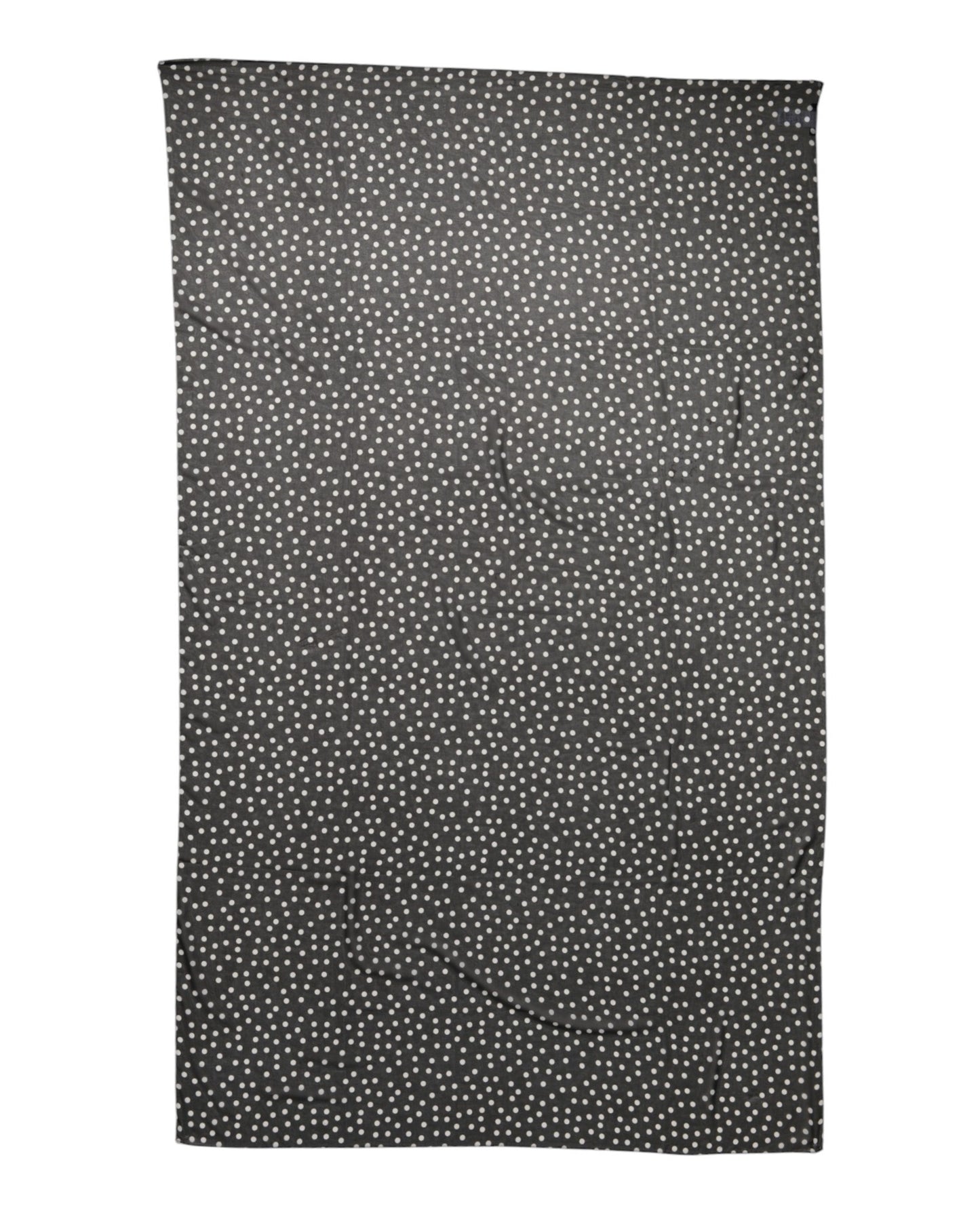 Black Polka Dots Polyester Wrap Shawl Scarf