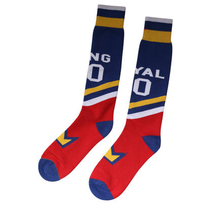 Multicolor Cotton Stretch Over Calf Socks
