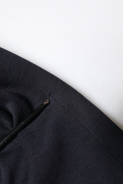 Black Wool Single Breasted Coat Suit Blazer