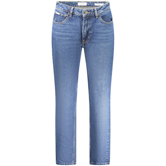 Blue Cotton Jeans Denim