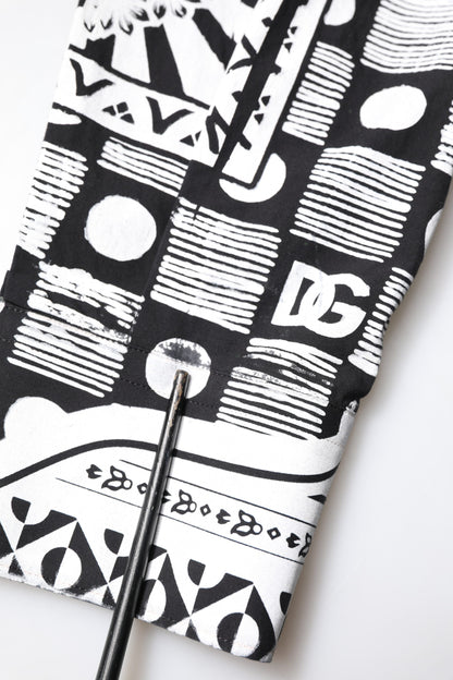 Black White Bandana MARTINI Casual Shirt