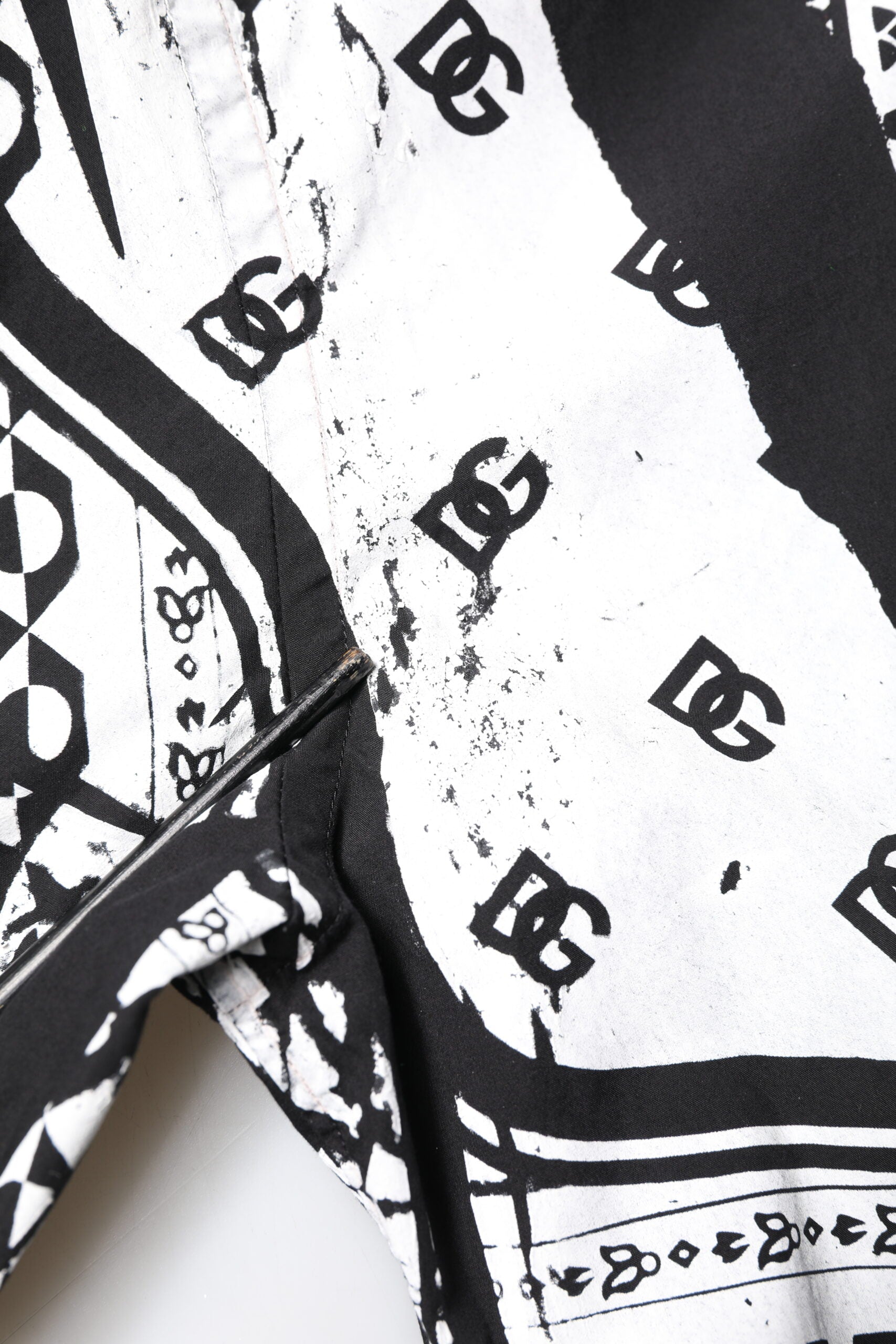 Black White Bandana MARTINI Casual Shirt