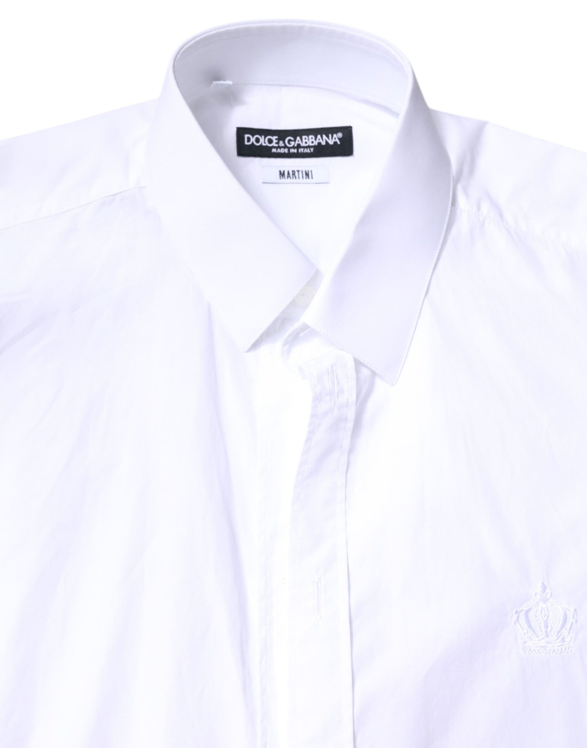 White MARTINI Cotton Men Formal Dress Shirt