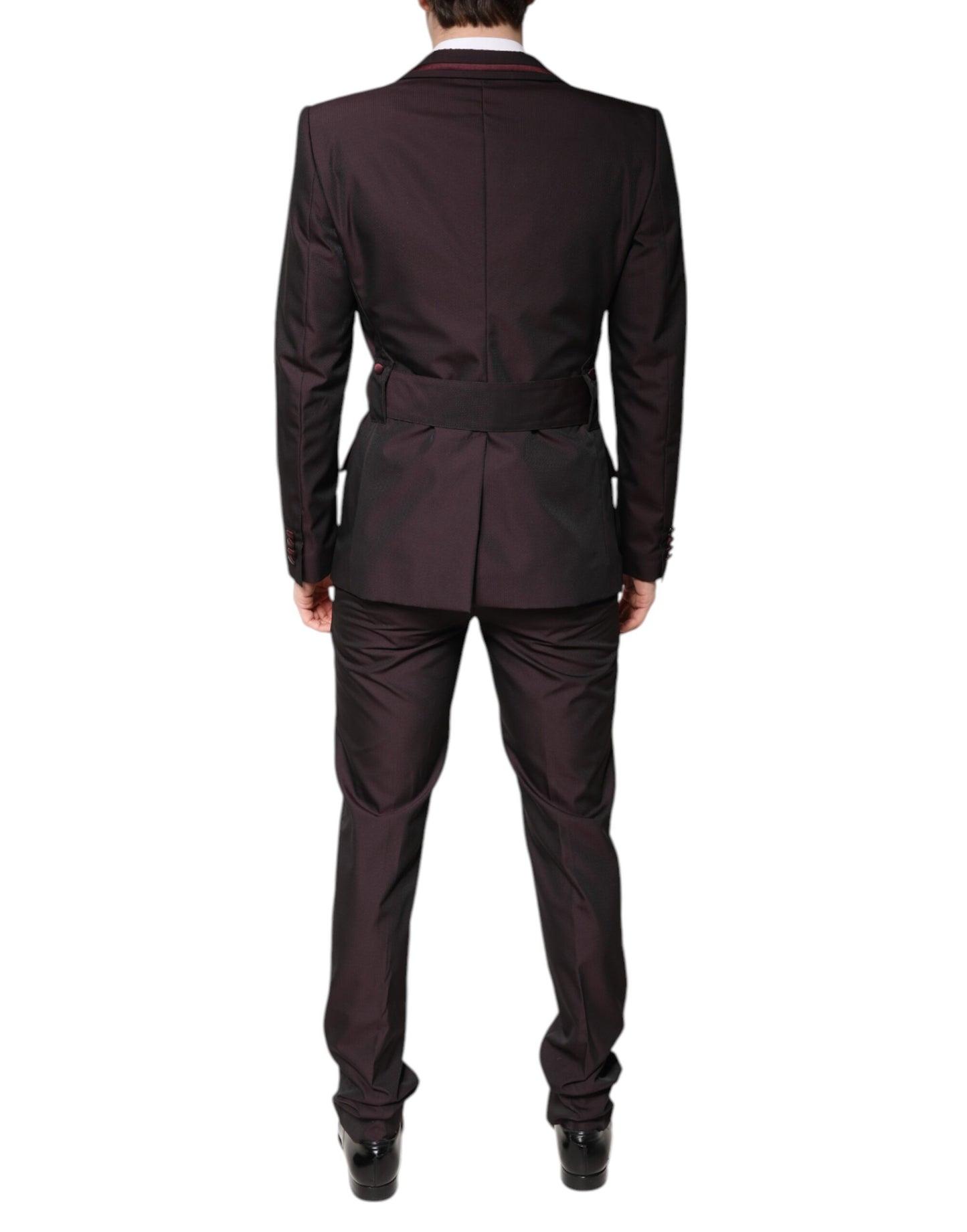 Maroon Single Breasted Formal 2 Piece Suit