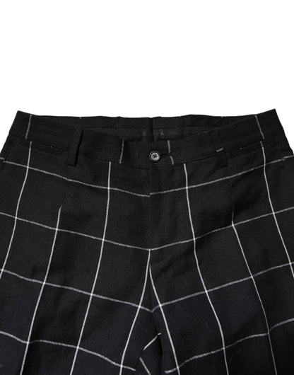 Black TAORMINA Double Breasted 2 Piece Suit