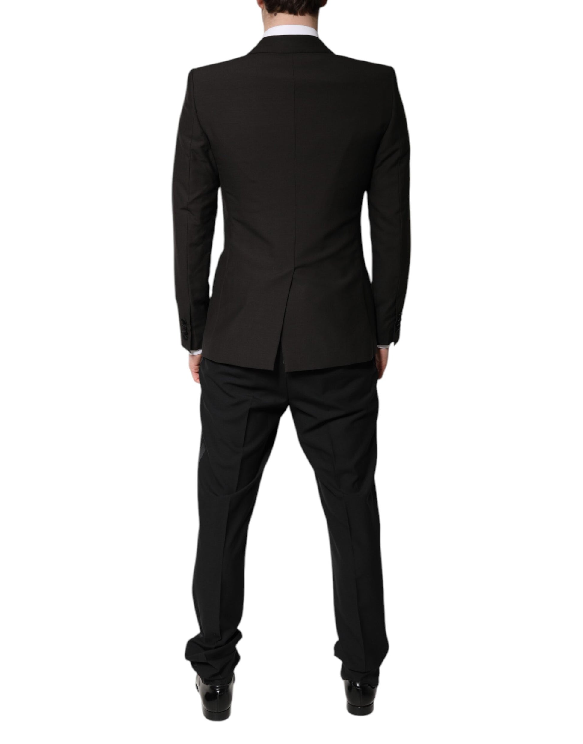 Black Single Breasted Formal 3 Piece Suit