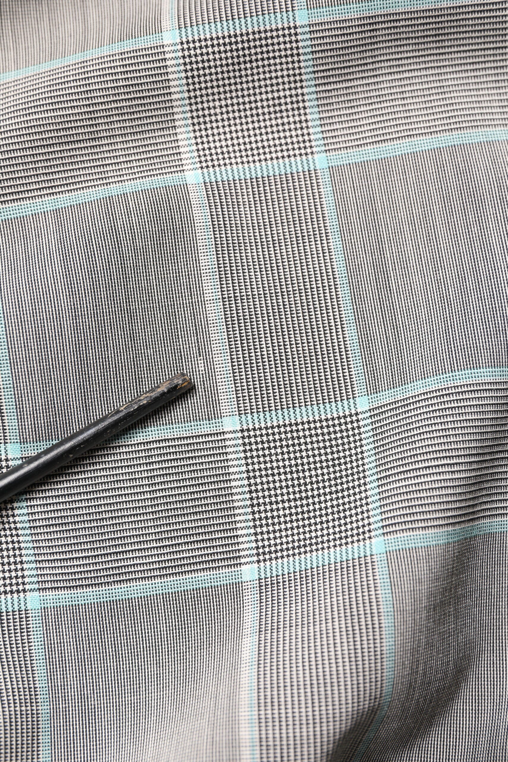 Multicolor Plaid Full Zip Windbreaker Jacket