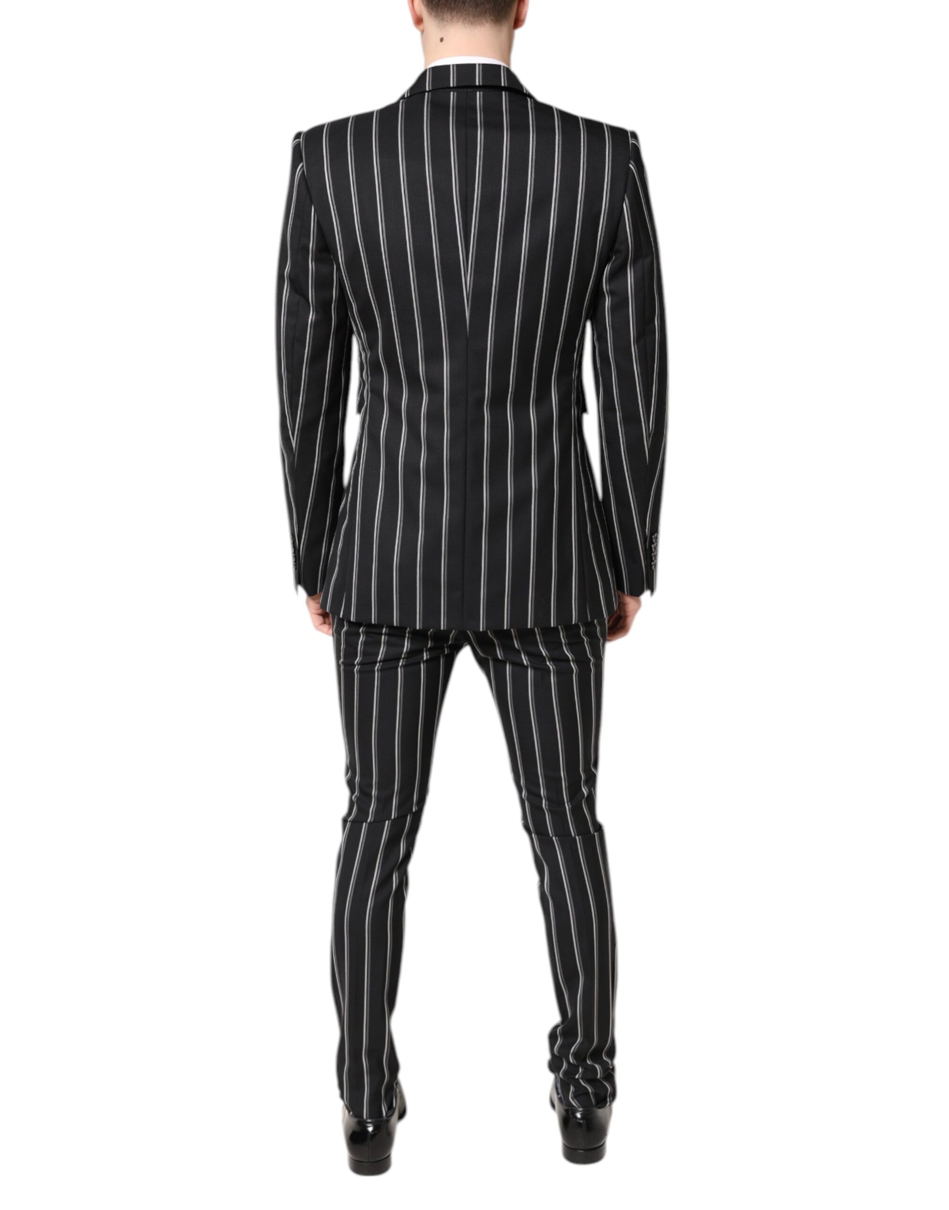 Black Striped SICILIA Formal 2 Piece Suit
