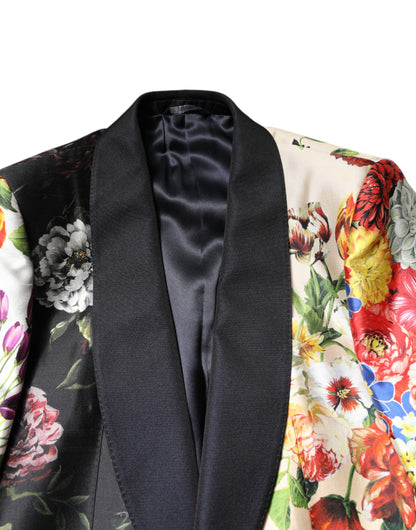 Multicolor Floral SICILIA Silk 3 Piece Suit
