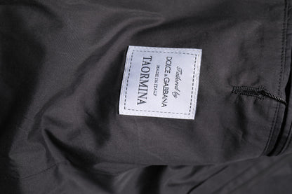 Black Cotton TAORMINA Formal 2 Piece Suit