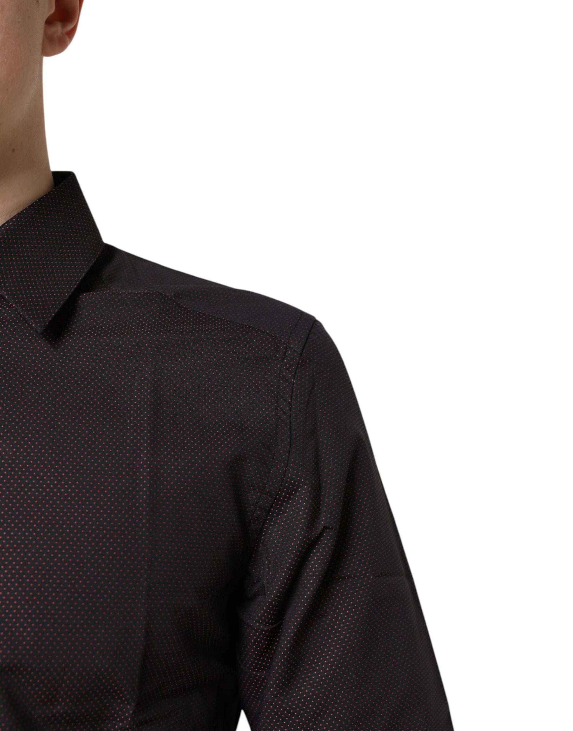 Maroon Jacquard Cotton GOLD Men Dress Shirt