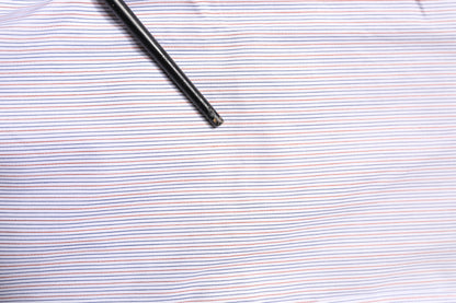 White Striped Cotton GOLD Long Sleeves Shirt