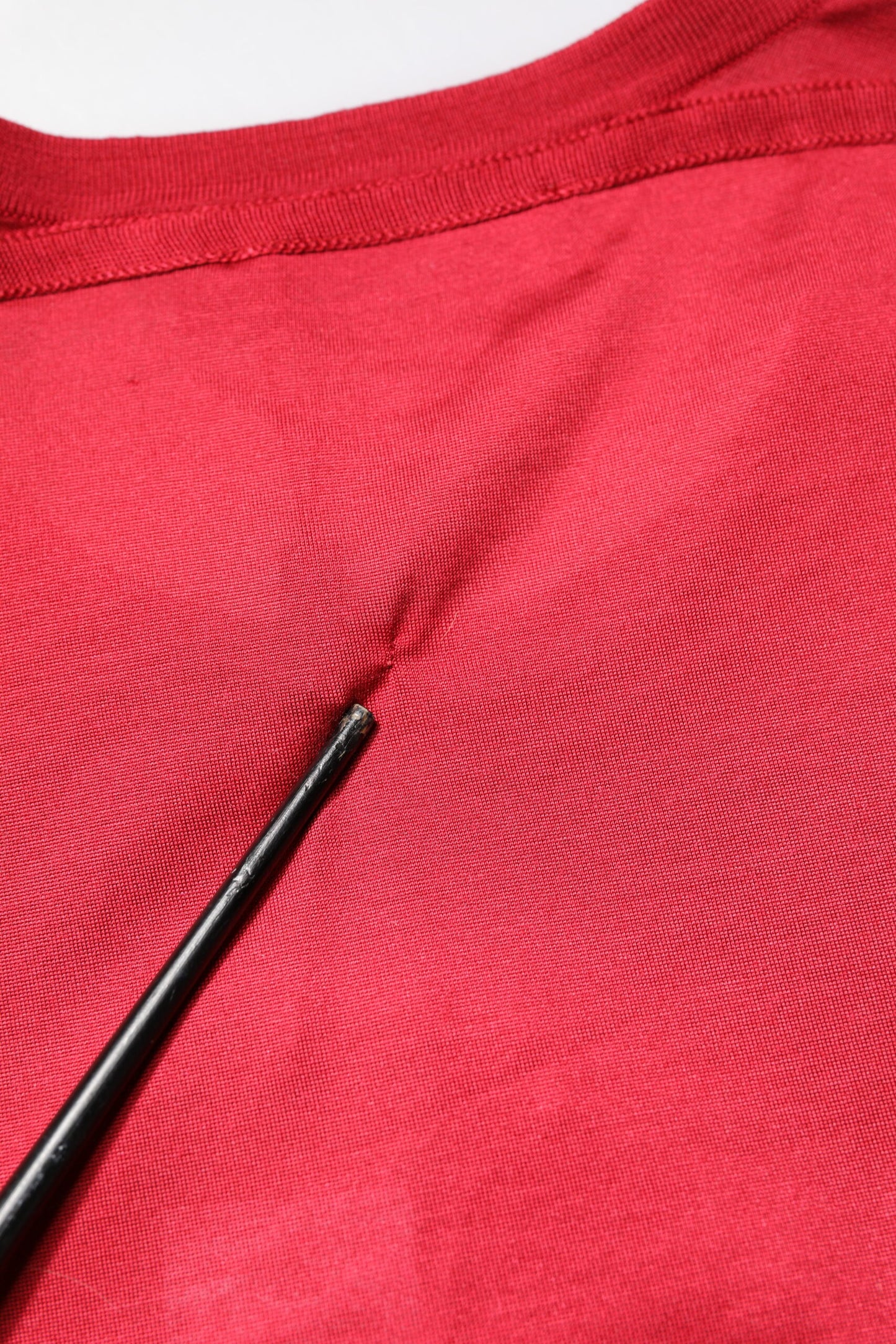 Red Silk DG Crown Logo Short Sleeve T-shirt