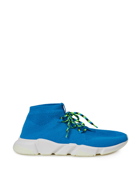 Zapatillas deportivas de algodón azul para hombre