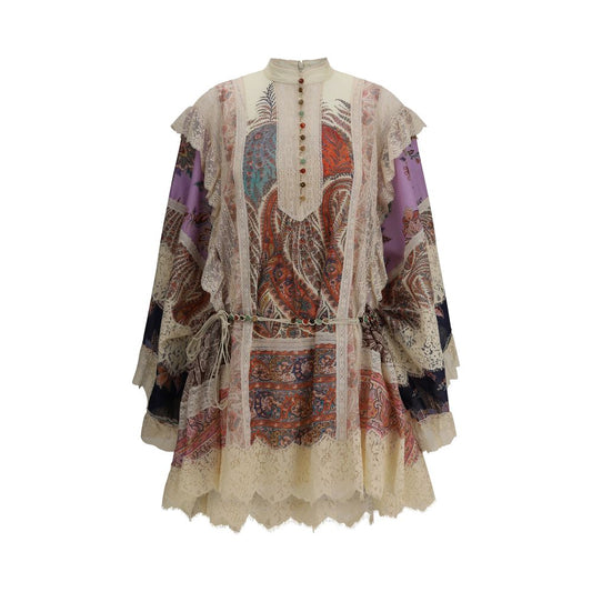 Multicolor Cotton Casual Dress