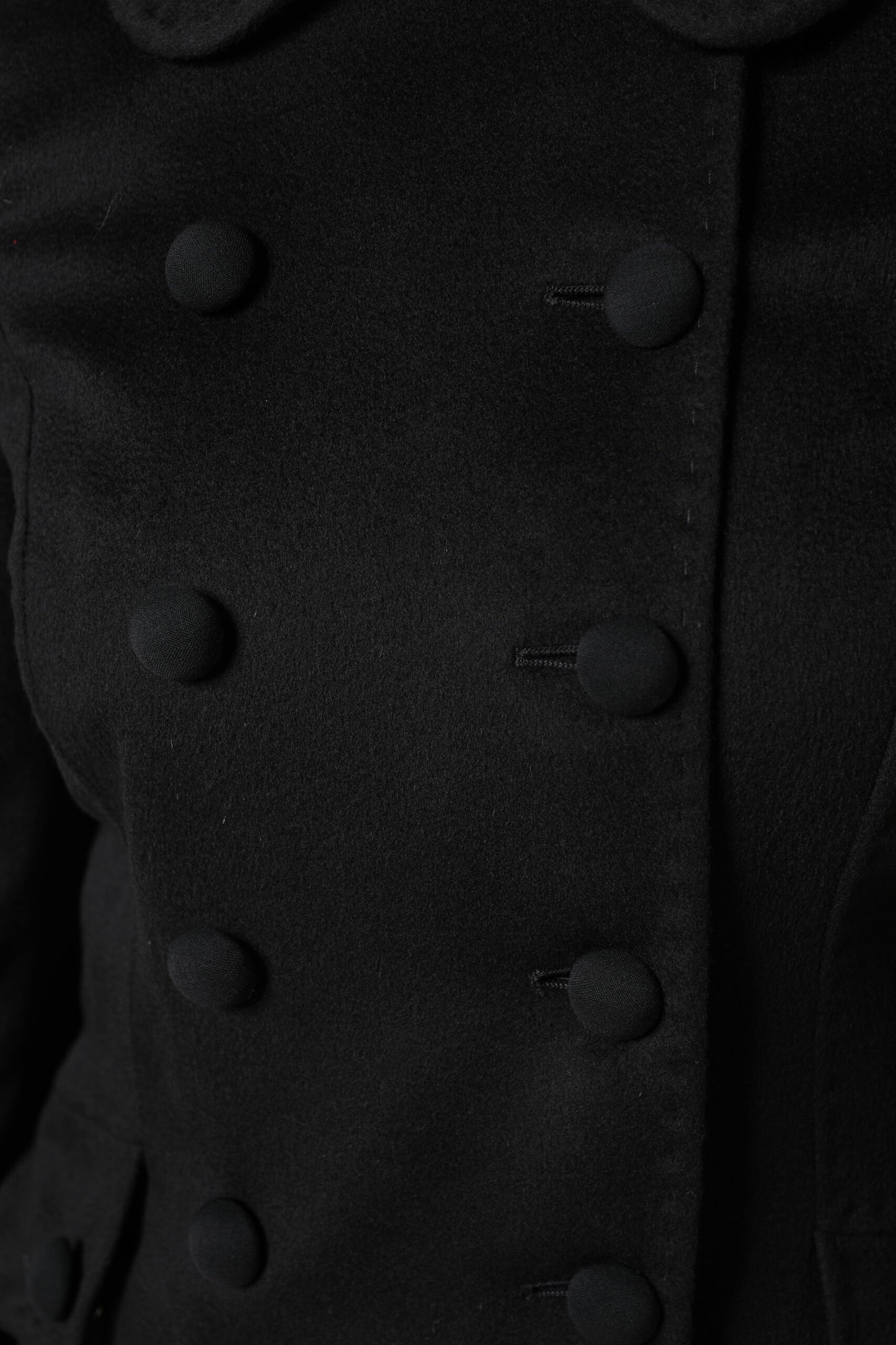 Black Wool Sartoria Italiano Blazer Jacket