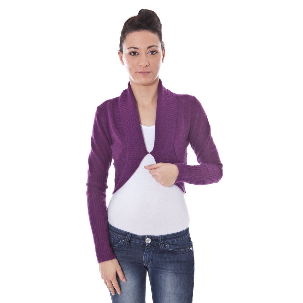 Suéter de lana morado