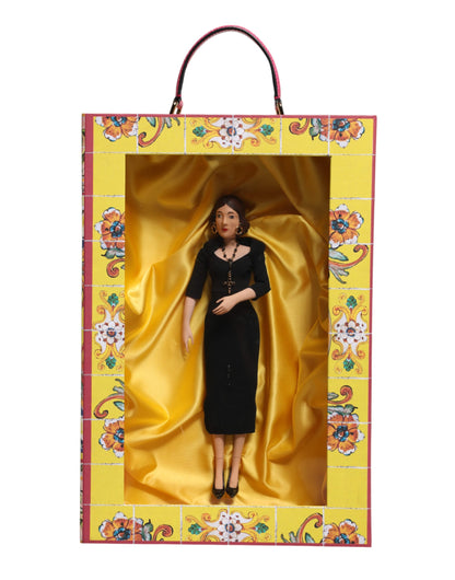 Black Dress Ceramic Porcelain Fashion Leather Sicily Dolls