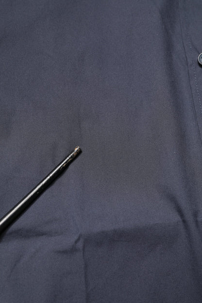 Dark Blue GOLD Cotton Dress Formal Shirt