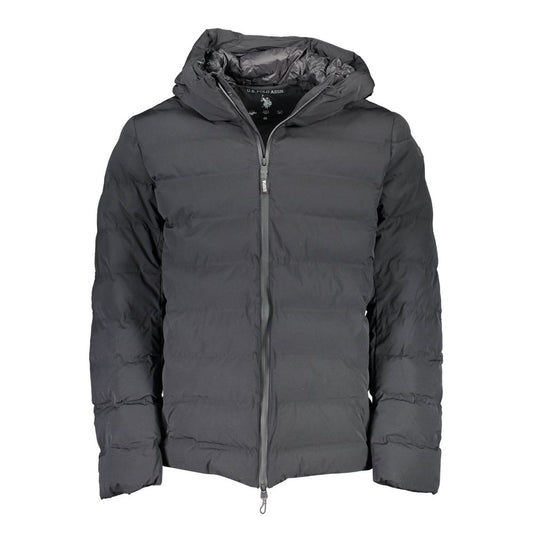 Black Polyamide Men Jacket
