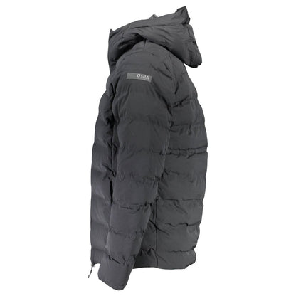 Black Polyamide Men Jacket