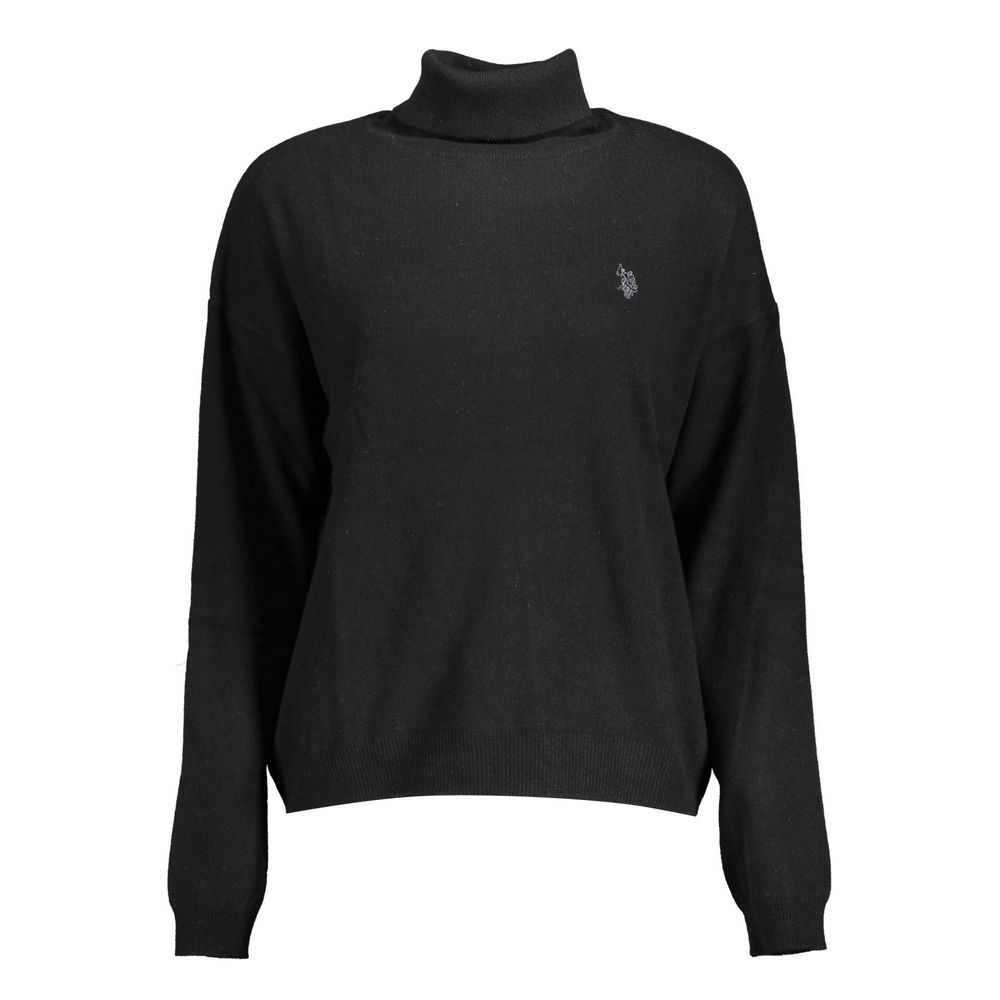 Black Wool Women Sweater
