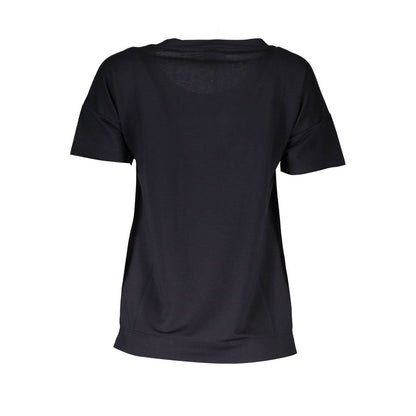 Black Polyester Women Top