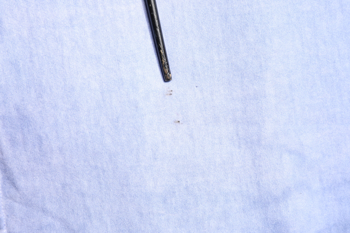 Blue Cotton Logo Print Crew Neck T-shirt