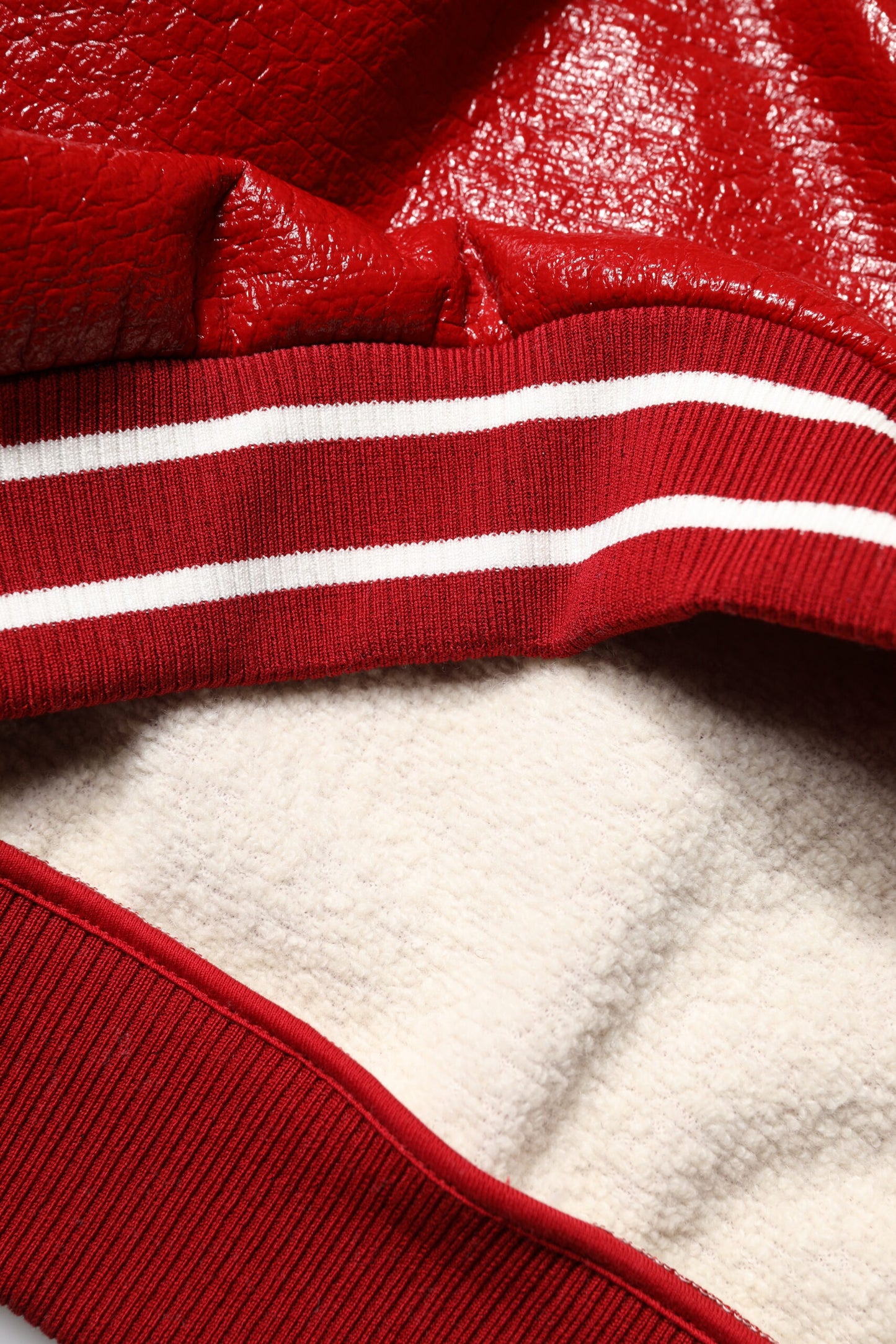 Red Wool DGLogo Embroidery Pullover Sweater