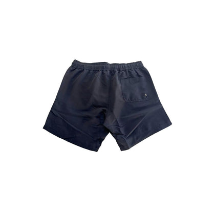 "Black Polyester Men Swim Shorts"