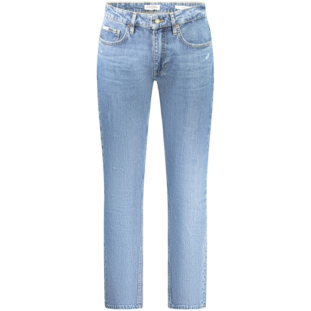 Blue Cotton Men Jeans
