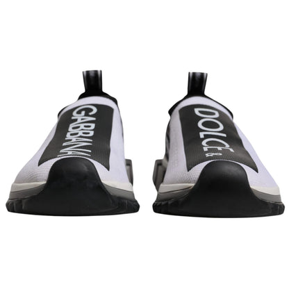 White Black Slip On Sorrento Sneakers Shoes