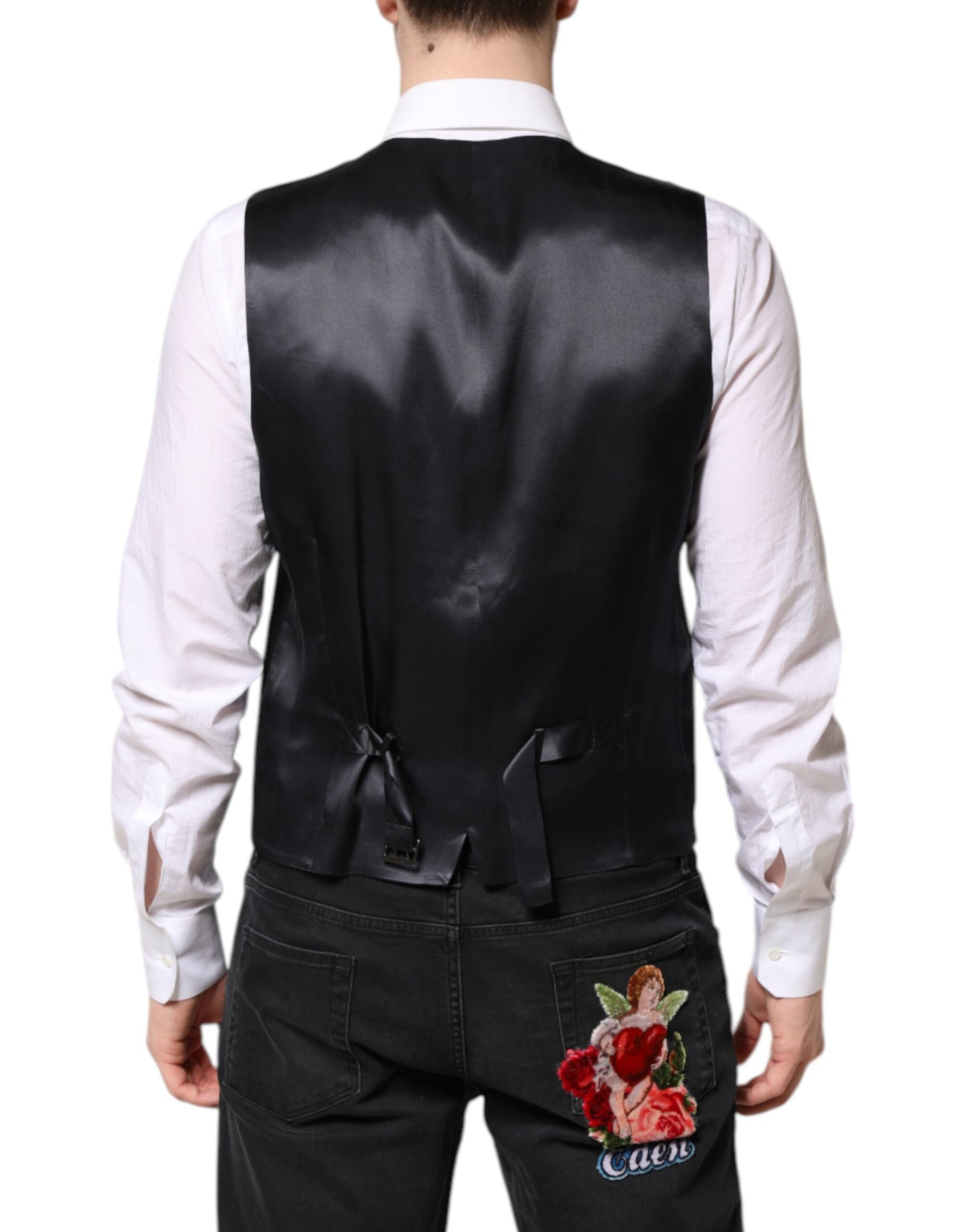 Dark Blue MARTINI Wool Suit 2 Piece Jacket