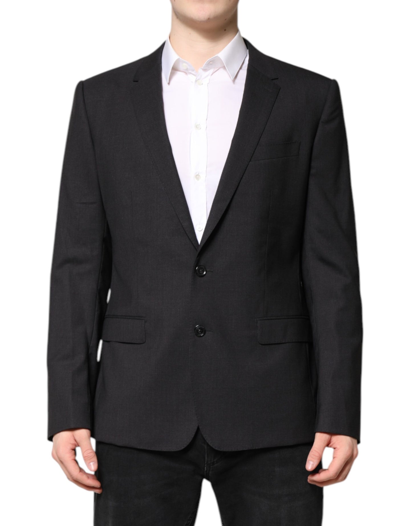 Dark Gray MARTINI Single Breasted Jacket