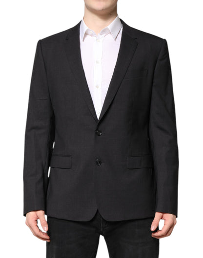 Dark Gray MARTINI Single Breasted Jacket