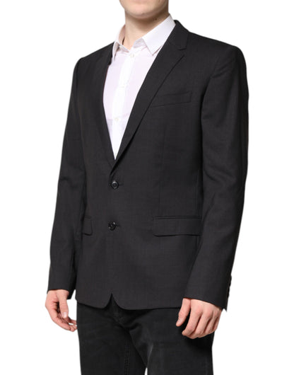 Dark Gray MARTINI Single Breasted Jacket