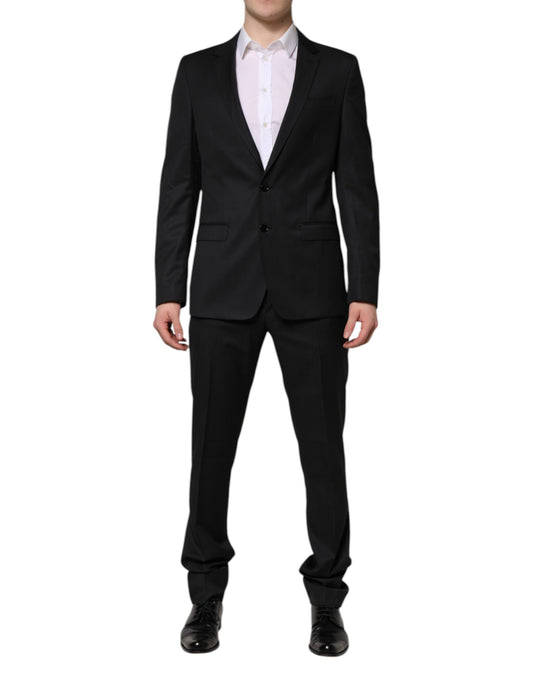 Dark Gray MARTINI 2 Pc Single Breasted Suit