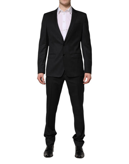 Dark Gray MARTINI 2 Pc Single Breasted Suit