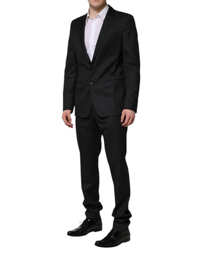 Dark Gray MARTINI 2 Pc Single Breasted Suit