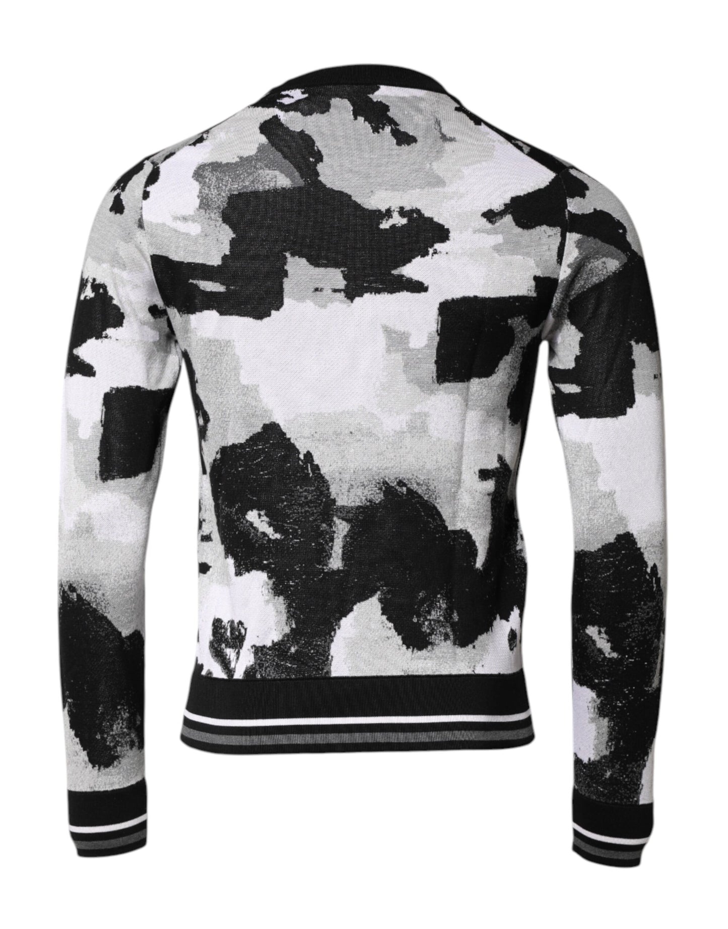 Multicolor Logo Crew Neck Pullover Sweater