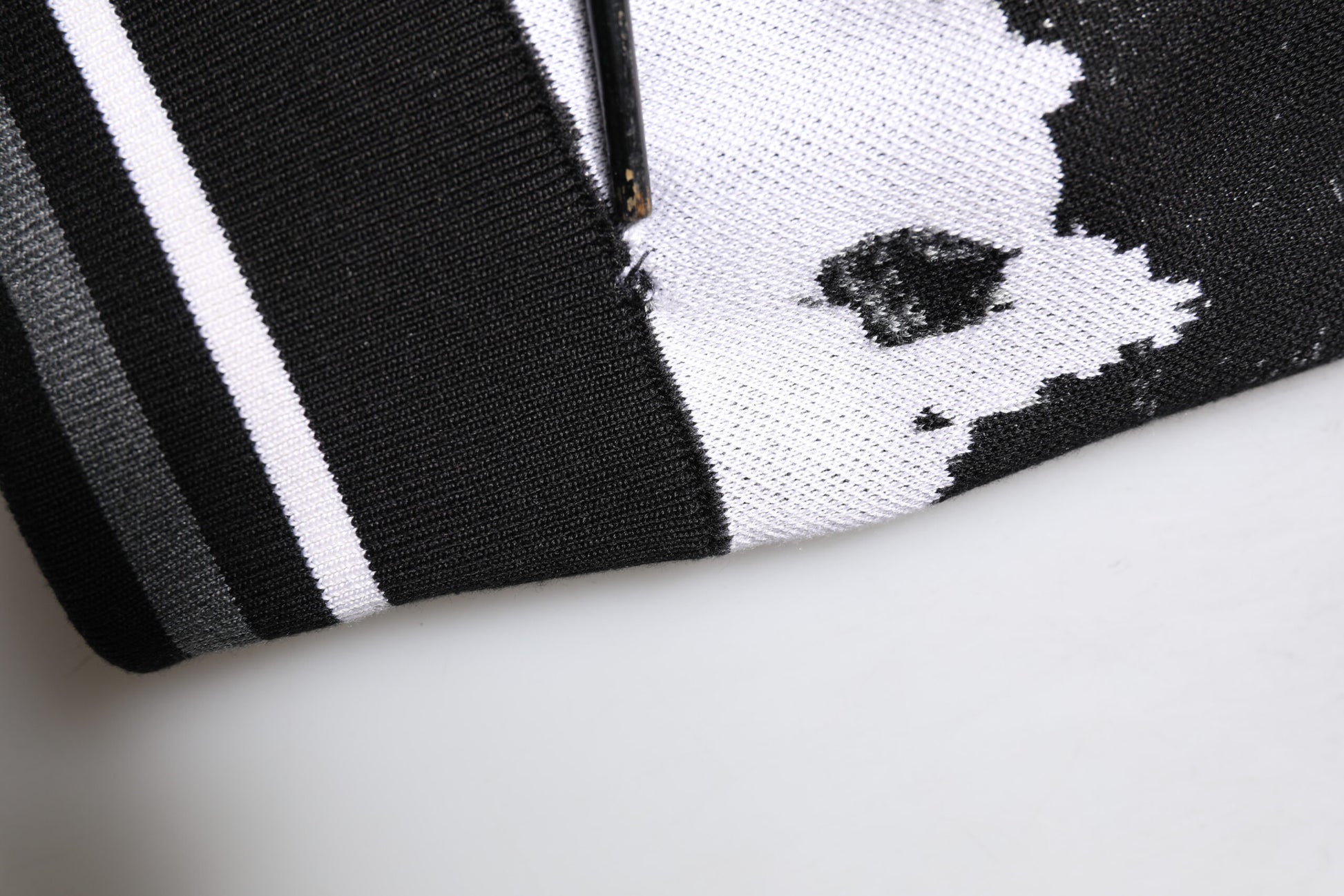 Multicolor Logo Crew Neck Pullover Sweater