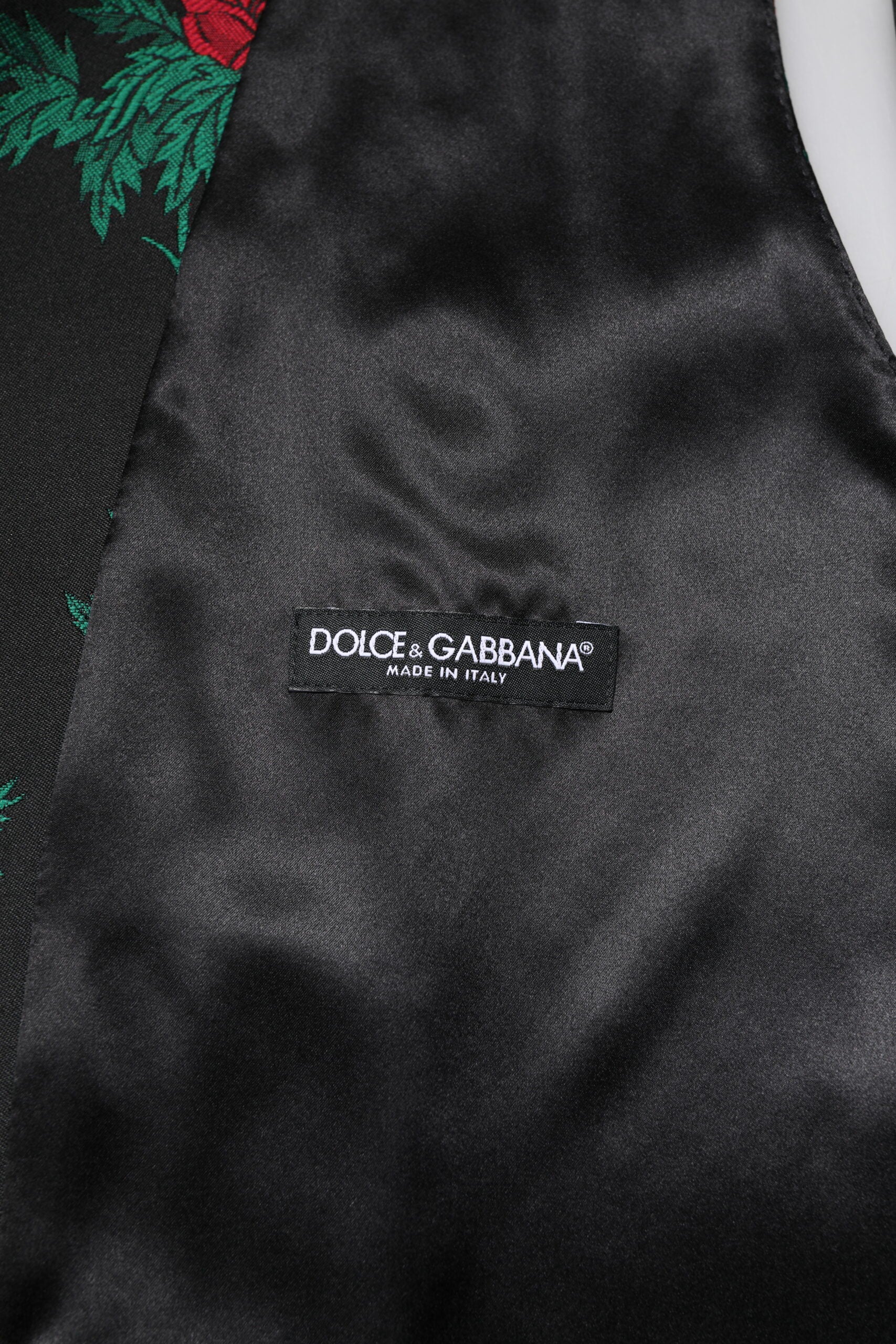 Red Floral Brocade Formal Men Waistcoat Vest