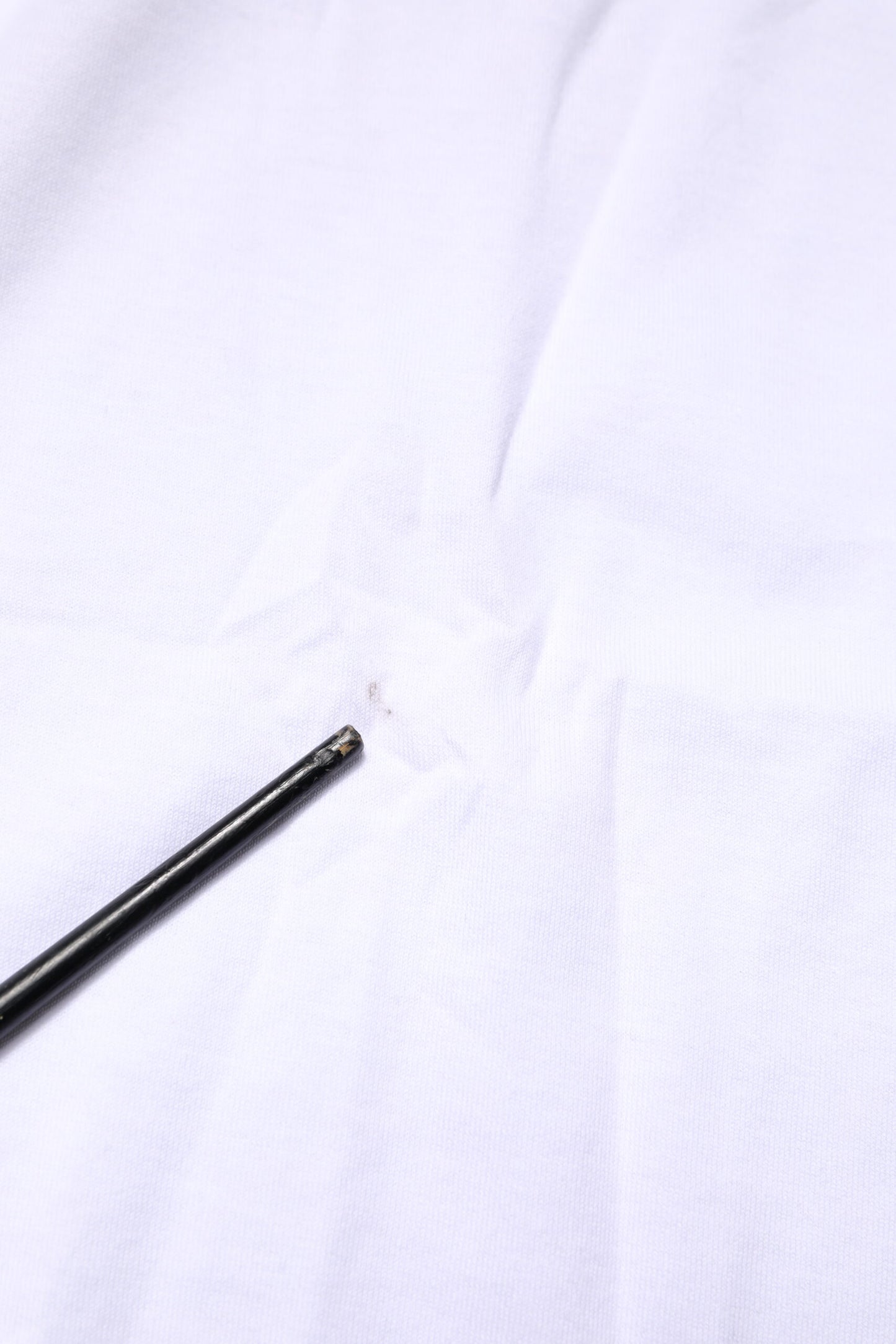 White Cotton DG Crown Embroidery T-shirt