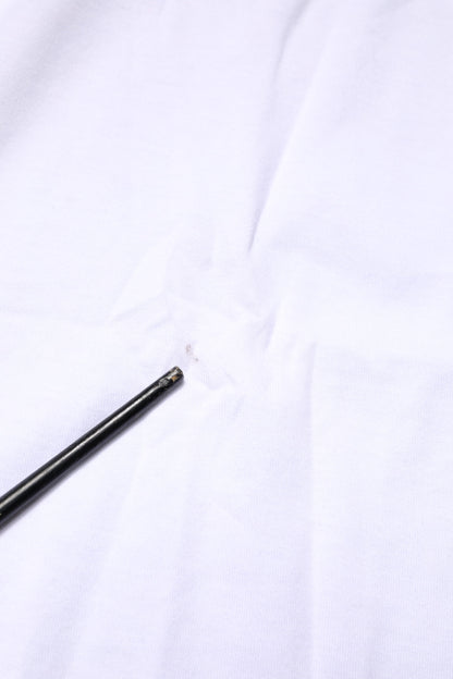 White Cotton DG Crown Embroidery T-shirt