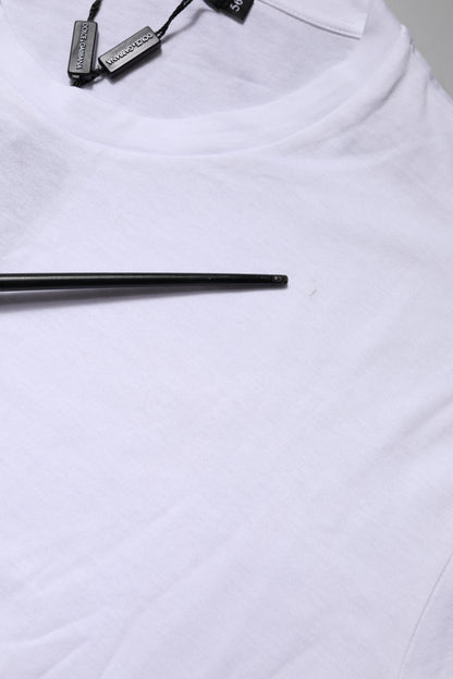 White DG LOVE Patch Short Sleeves T-shirt