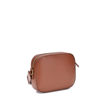 Brown Other Fibres Shoulder Bag