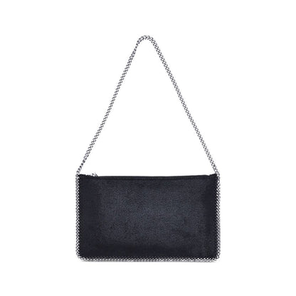Black Polyethylene Shoulder Bag